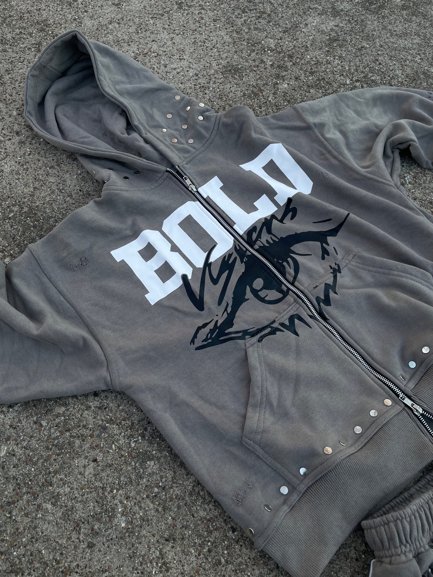|Gray BoldVisions Top and Bottom Heavyweight Set|🩶