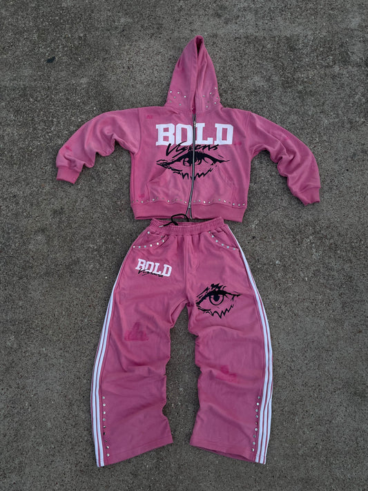 |Pink BoldVisions Top and Bottom Heavyweight Set|🩷