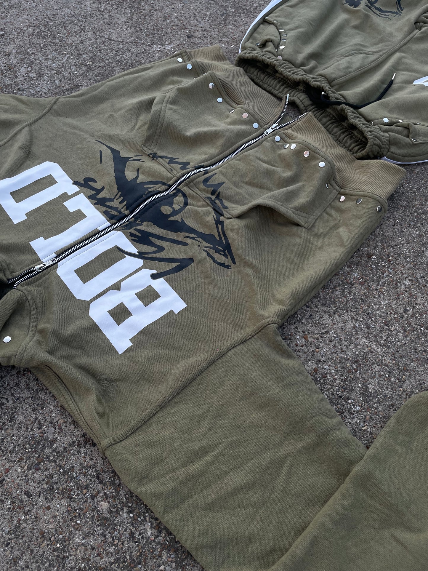 |Green BoldVisions Top and Bottom Heavyweight Set|💚